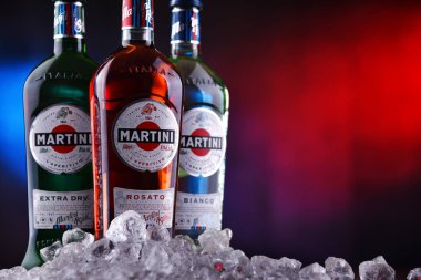 Şişe Martini, ünlü İtalyan vermut