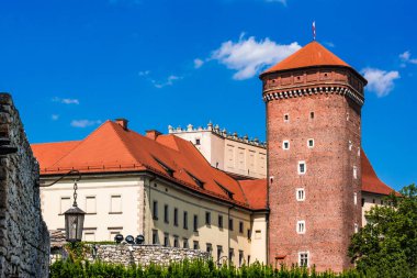 Krakow, Polonya'daki Wawel Hill mimarisi