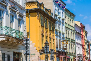 Krakow, Polonya'daki eski kentin tarihi mimarisi