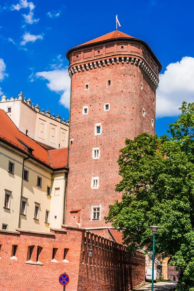 Architecture of Wawel Hill in Krakow, Poland — Stock Photo, Image