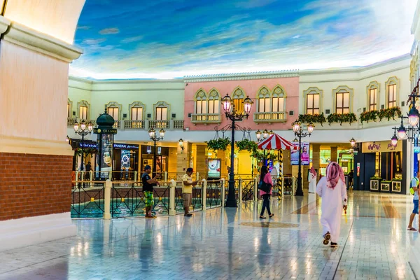 Doha Qatar Feb 2020 Inredning Villaggio Mall Ett Köpcentrum Beläget — Stockfoto