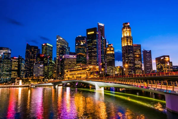 Singapur Mar 2020 Arquitectura Empresarial Del Centro Singapur Vista Desde — Foto de Stock