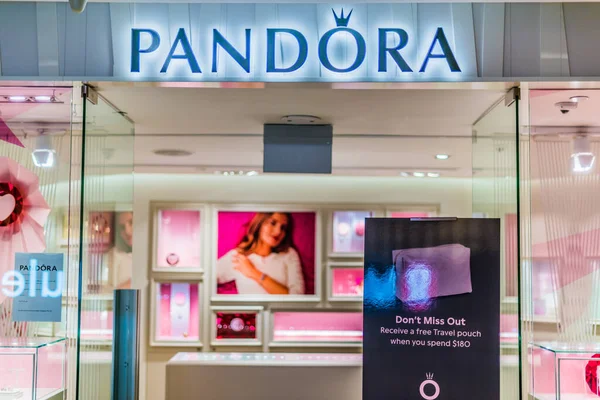 Singapur März 2020 Eingang Zum Pandora Store Singapur — Stockfoto