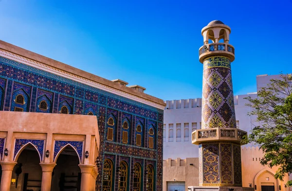 Doha Qatar Feb 2020 Katara Moské Katara Kulturby Populärt Turistmål — Stockfoto