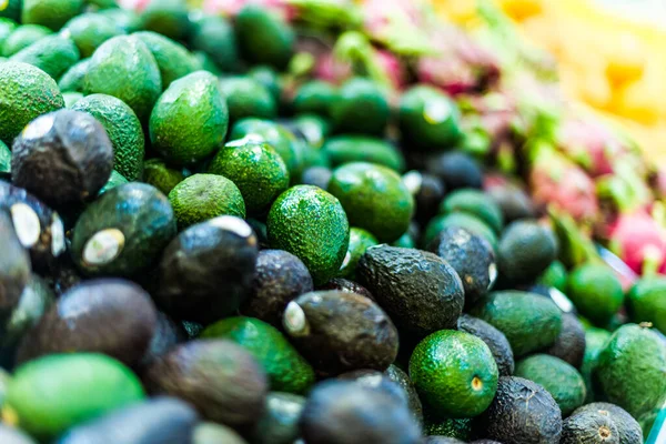 Abacate Colocado Venda Supermercado — Fotografia de Stock