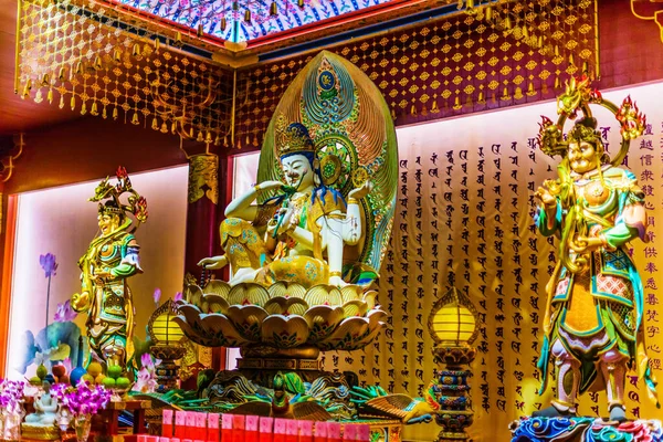 Singapur Mar 2020 Interior Del Complejo Buddha Tooth Relic Temple — Foto de Stock