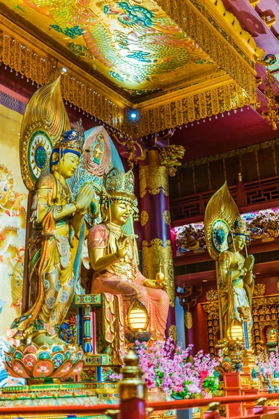 Singapur Mar 2020 Interior Del Complejo Buddha Tooth Relic Temple — Foto de Stock