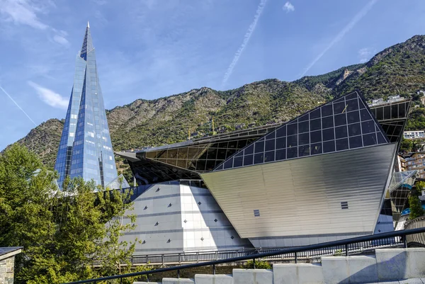 Balneary Spa di Caldea, a Escaldes, Andorra — Foto Stock