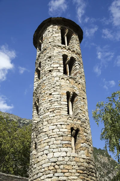 Santa Coloma kyrkan förromanska struktur på Andorra — Stockfoto