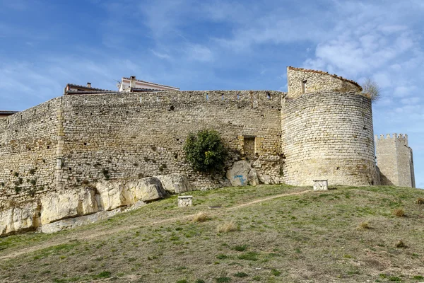 Morella in castellon castle fort in spanien — Stockfoto