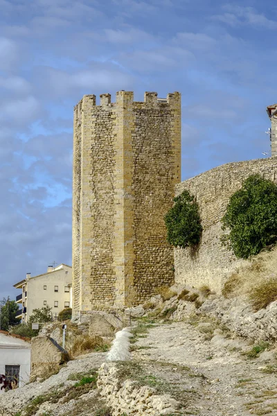 Морелла в крепости Кастеллон в Испании — стоковое фото