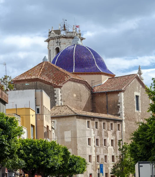 Igreja de São Bartolomeu Benicarlo, província de Castellon, Espanha — Fotografia de Stock