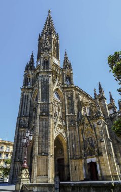 San Sebastian Katedrali. Bask ülke, İspanya