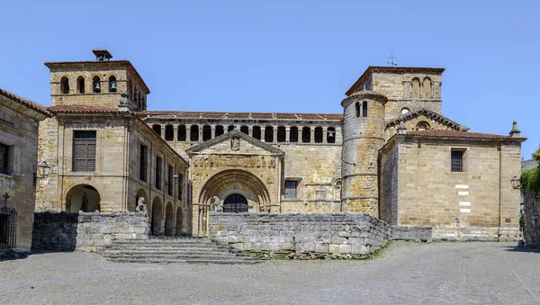 Colegiata Santa Juliana Santillana del Mar Hiszpania — Zdjęcie stockowe