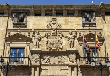 Palace Condes de Gomara in Soria, Spain clipart