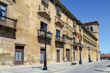 Palace Condes de Gomara in Soria, Spain clipart