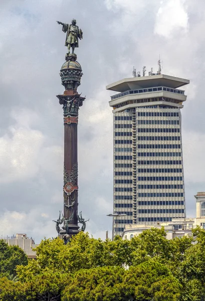 Columbus Monument, Barcelona — Stock Photo, Image
