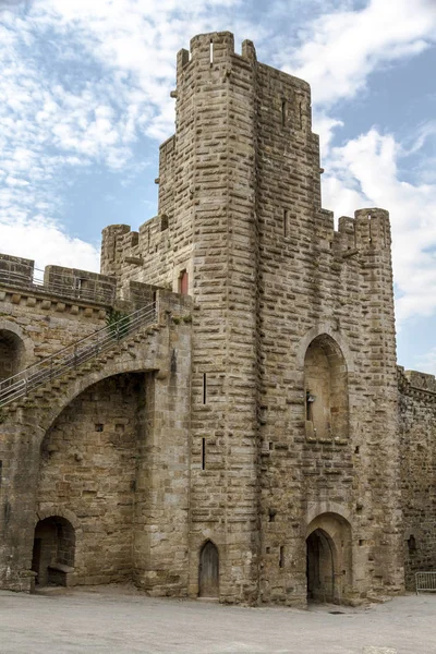Carcassonne, Francja, unesco. Zamek — Zdjęcie stockowe