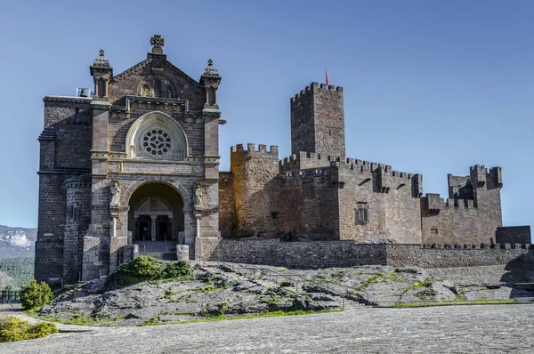 Middeleeuwse kasteel van Javier in Navarra. Spanje — Stockfoto