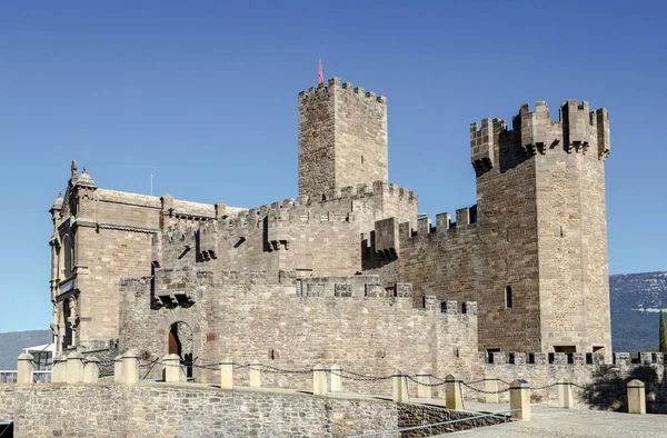 Middeleeuwse kasteel van Javier in Navarra. Spanje — Stockfoto