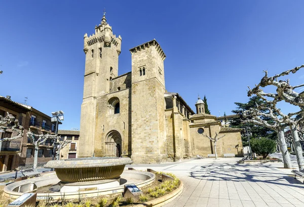 Savior church, Ejea de los Caballeros (Spain) — Stock fotografie