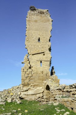 Santias kale Mount Santia, Zaragoza bölgesi üzerinde yer alır. İspanya