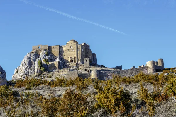 Loarre Castle (Castillo de Loarre) in Huesca Province Aragon Spain — Stok fotoğraf