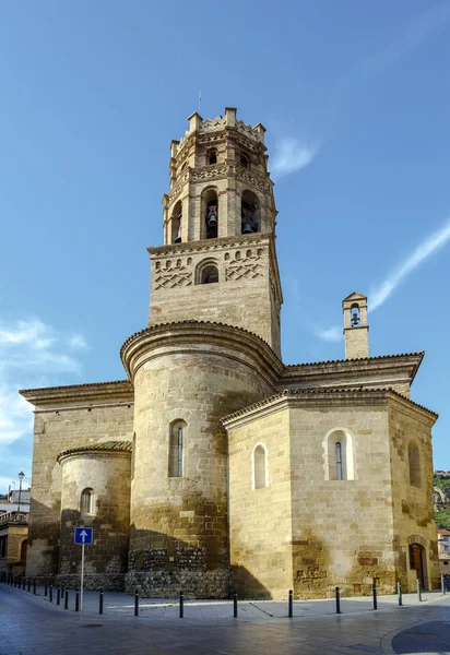 サンタ マリア デル ロメラルとモンソン スペインの大聖堂 — ストック写真