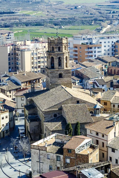 Kathedraal van Santa Maria del Romeral Monzon Spanje — Stockfoto