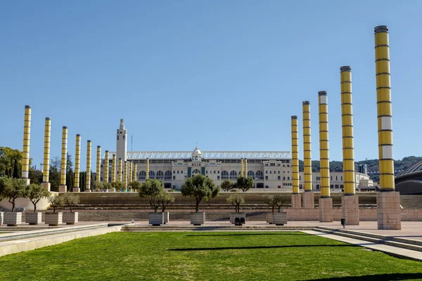 Estadi olimpic lluis companys w Barcelonie, Hiszpania — Zdjęcie stockowe