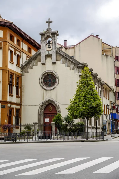 Kirche o capilla, in strasse uria, oviedo spanien — Stockfoto