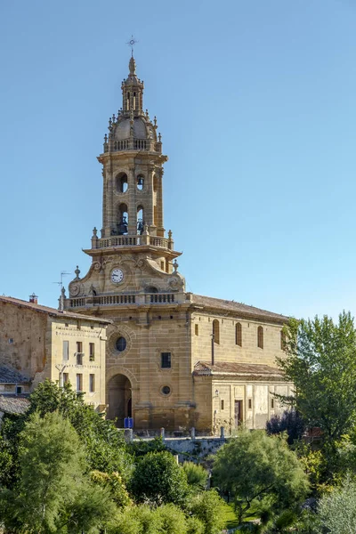 Pfarrkirche von san miguel in cuzcurrita — Stockfoto
