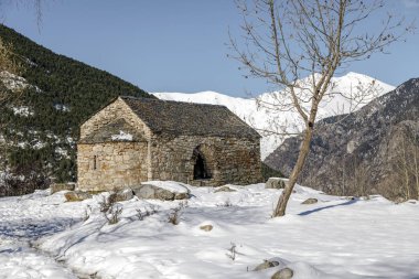 Roman Church of  Sant Quirc de Taull In el Pla de la Ermita, Catalonia - Spain