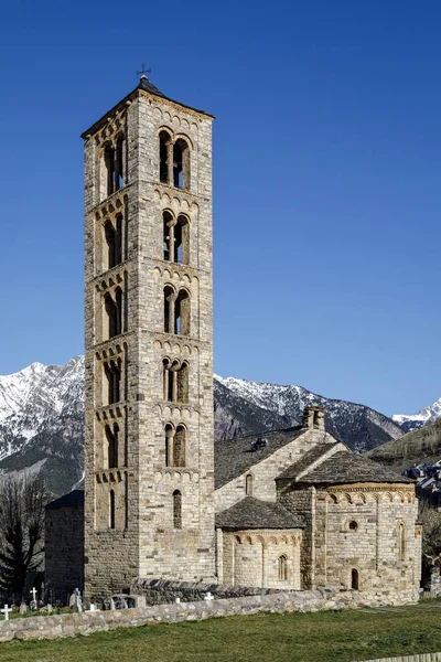 Roman Church of Sant Climent de Taull, Catalonia - Spania – stockfoto