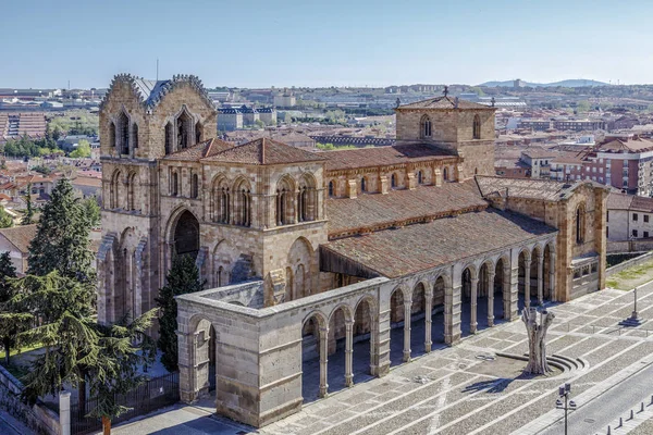 A Basílica de são vicente em Ávila, Espanha — Zdjęcie stockowe
