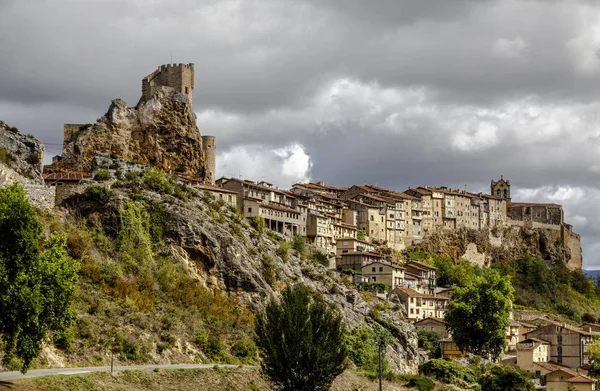 Castelul orașului Frias Burgos, Spania — Fotografie, imagine de stoc