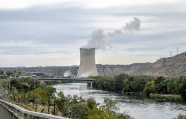 Asco nuclear power plant, Tarragona Catalonia, Spain clipart