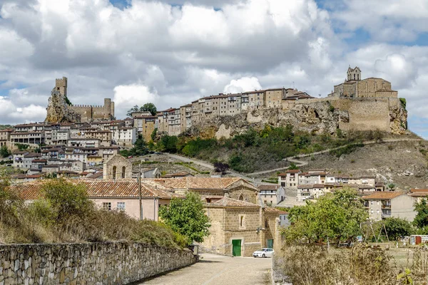 Burg der Stadt frias burgos, Spanien — Stockfoto