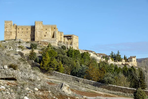 Замок Siguenza Гвадалахара Іспанії — стокове фото