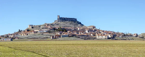 Panoramik şehir Atienza, İspanya — Stok fotoğraf
