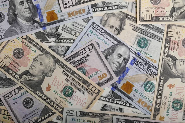 Американський долар, або США долар банкнота фону — стокове фото
