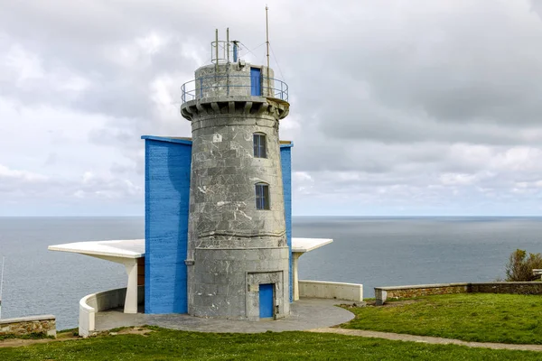 Lighthouse at Matxitxako, Cape Bermeo, Vizcaya,  Spain — Stock Photo, Image