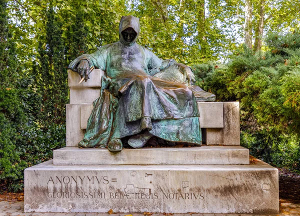 Estatua de Anónimo En Hungría, Hungary.installed en 1903 —  Fotos de Stock