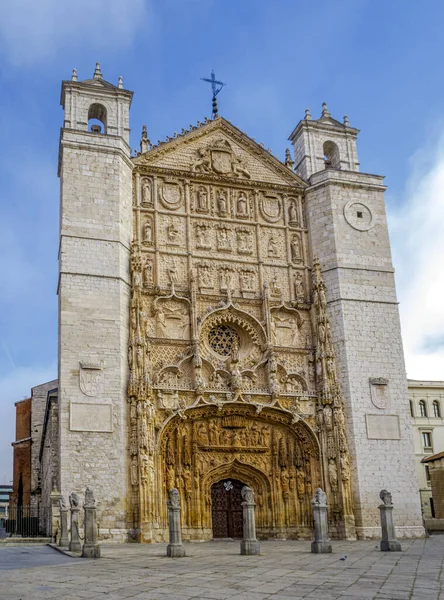 Valladolid 'deki San Pablo Kilisesi - İspanya — Stok fotoğraf