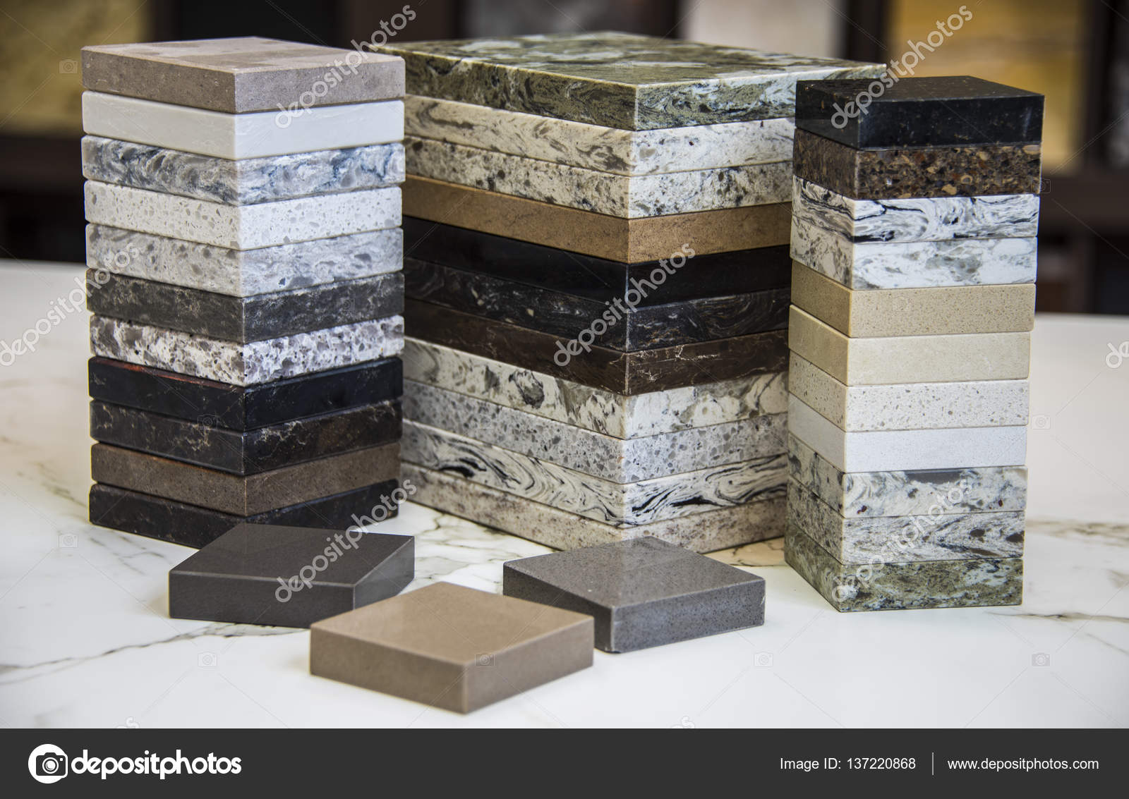 Granite Countertop Samples Marble Stone Material Stone Object