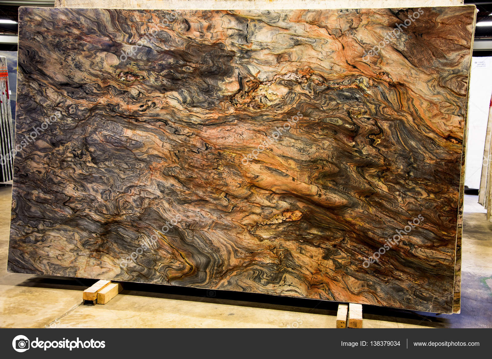 Granite Stone Slab Stock Photo Image By C Studiodin