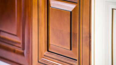 Wooden maple kitchen doors