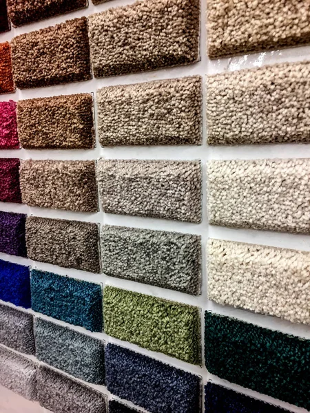 Échantillons de couleur de tapis . — Photo