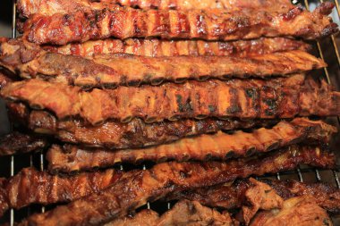 ızgara domuz'ın yedek kaburga