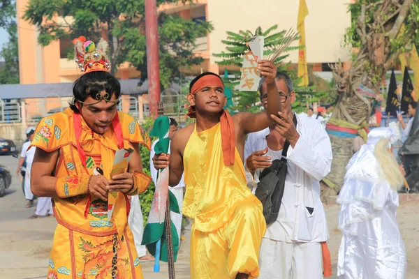 Rei macaco médium espiritual orar por Deus chinês — Fotografia de Stock